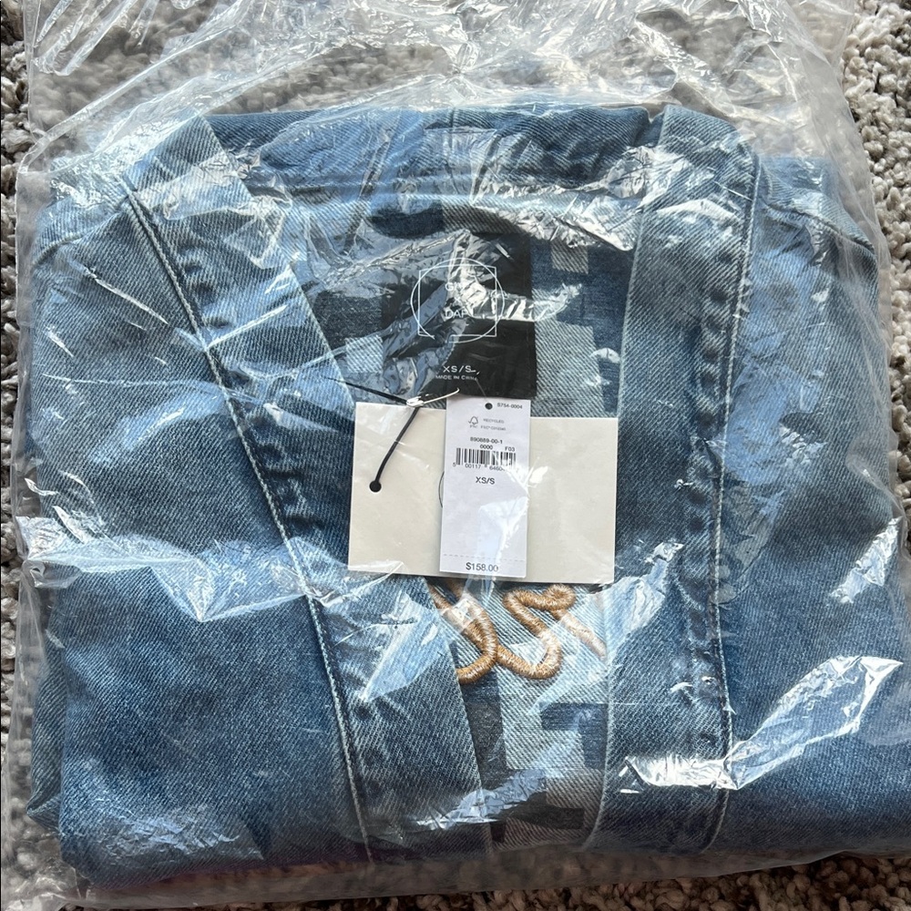 Dap Gap Denim Open-Front Harlem Jacket View 6